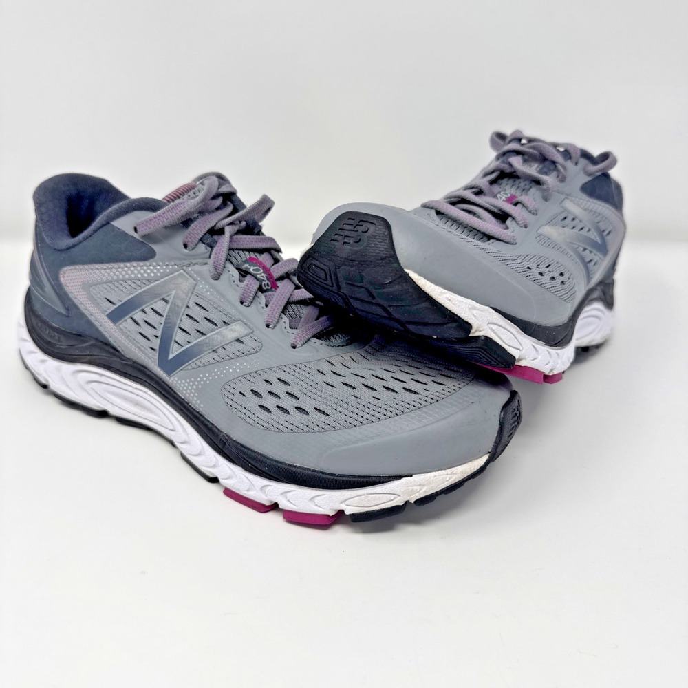 New Balance 840 v4 Running Shoes Women Size 9 Gray Mesh Comfort Low Sneakers